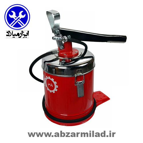گریس پمپ سطلی دستی 10 کیلویی پارس
