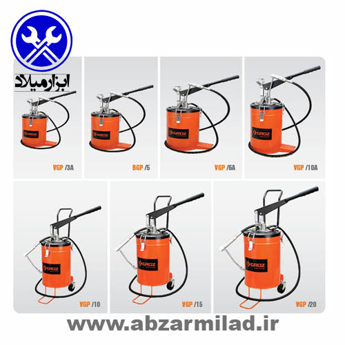 گریس پمپ سطلی دستی کروز