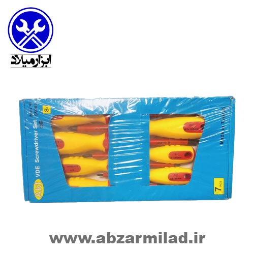 سری پیچ گوشتی برق عایق دار 7 عددی AKT تایوان