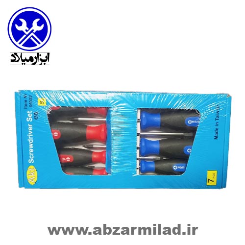 سری پیچ گوشتی دو سو/چهار سو 7 عددی AKT تایوان