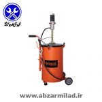 گریس پمپ سطلی 30 کیلویی چرخ دار گروز مدل BGRP30/T