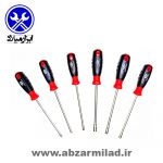 پیچ گوشتی مهره گیر 6 عددی AKT