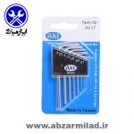 آچار آلن کوتاه 7 عددی AKT 