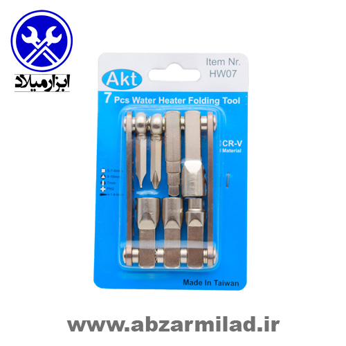 آچار تاسیسات 7 عددی AKT مدل HW07