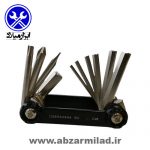 آچار دوچرخه چاقویی 10 کاره AKT مدل BKFL10