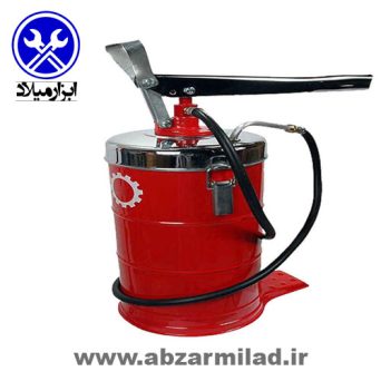 گریس پمپ سطلی دستی 10 لیتری اطلس