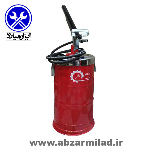 گریس پمپ سطلی دستی 20 لیتری اطلس